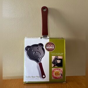 Cooks Works Teddy Bear Pan with Nonstick Surface